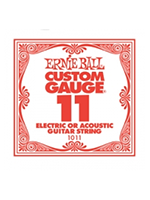 Ernie Ball 011 Plain Steel Single
