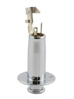 Allparts Chrome Acoustic End Pin Jack
