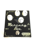 Brunetti Mercury Box distortion/overdrive Ex Demo