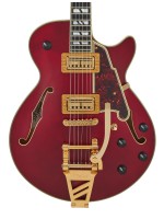 D'angelico Deluxe Bobby Weir 3 Satin Trans Wine