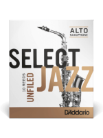 Daddario Select Jazz Unfiled Alto Saxophone Reeds 3S