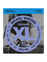 Daddario EXL116 Nickel Wound, Medium Top/Heavy Bottom 11-52