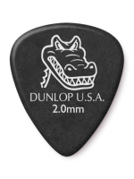 Dunlop 417P2.0 Gator Grip Standard Black 2.0mm 12Pz.