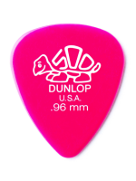 Dunlop 41P.96 Delrin 500 .96mm Dark Pink Player's 12 Picks