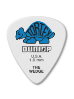 Dunlop 424P1.0 Tortex Wedge Blue 1.0mm-12 Picks