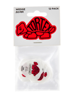Dunlop 424P.50 Tortex Wedge Red 0.50m Player's Pack 12