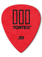 Dunlop 462P.50 Tortex III Red 5.0mm Player's 12 Picks
