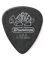 Dunlop 488P1.14 Pitch Black Standard 1.14mm-12 Picks
