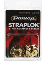 Dunlop SLS1504G Straplok Traditional Strap Retainer System - Gold