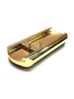 Dw (drum Workshop) DWSP458 - Piastra per montaggio supporto tom scorrevole su grancassa - Finitura Brass - NOS