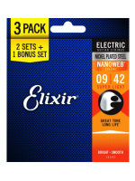 Elixir 16540 3X2 Pack Nanoweb Super Light