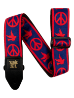 Ernie Ball 4698 Red and Blue Peace Love Dove Jacquard