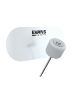 Evans EQPC2 - Rinforzo Pelle Grancassa per Pedale Doppio