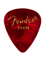 Fender 351 Shape Picks Thin Red Moto