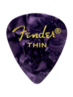 Fender Premium Celluloid 351 Shape Picks Thin Purple Moto 12 Picks