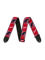 Fender Monogrammed Strap, Red/White/Blue