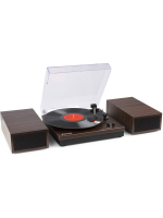 Fenton RP165D - Record Player Set Dark Wood