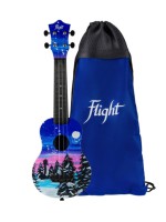 Flight Ukulele Soprano Ultra Travel Snow