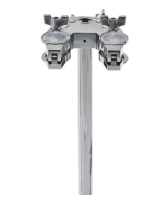 Gibraltar SC-DP - Supporto da 17” con doppio morsetto per supporti tom