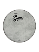 Gretsch GRDHFS18 - 18” Fiberskyn Bass Drumhead w/Black Logo