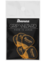 Ibanez PPA16MSGYE Grip Wizard Series Sand Grip Medium Yellow 6 Pack