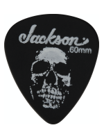Jackson 451 Skull Picks, Black, Thin/Med .60mm 6-Pack
