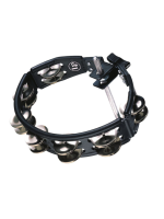 Latin Percussion LP160 - Cyclops Mountable Tambourine, Steel Jingles