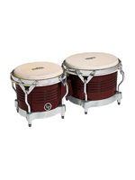 Latin Percussion M201-ABW Matador Bongos, Almond Brown/Chrome Hardware