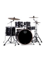 Mapex VE5295FTCVH - Set di Batteria Venus 5 Pezzi con Hardware e Piatti - Black Galaxy Sparkle