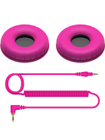 Pioneer Dj HC-CP08-V Cable + Earpads Pink HDJ-CUE1