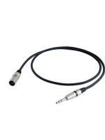 Proel STAGE335LU5 6.3mm Stereo Jack - XLR Male Cable 5 Meters