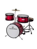 Soundsation Junior Drum JDK313 Metallic Red