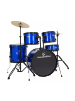 Soundsation EDK22B-BL Drumset, Electric Blue