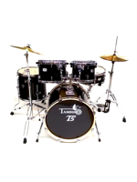 Tamburo T5M22BSSK - T5 Drumset in Black Sparkle