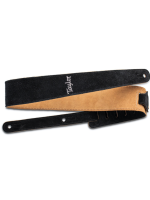 Taylor Strap,Embroidered Suede,Black,2.5