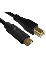 Udg U96001BL Cavo USB 2.0 C-B Nero 1,5 Metri