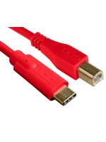Udg U96001RD USB 2.0 C-B Red Cable 1,5 Meters