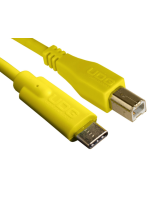 Udg U96001YL Cavo USB 2.0 C-B Giallo 1,5 Metri
