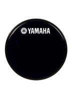 Yamaha N77024029 - Pelle per grancassa da 20” Nera con logo Bianco